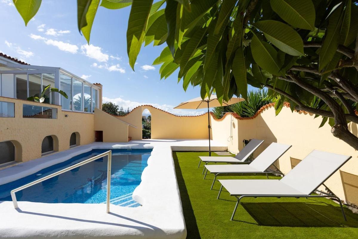 Villa La Paz Ocean views&private heated pool El El Sauzal Exterior foto