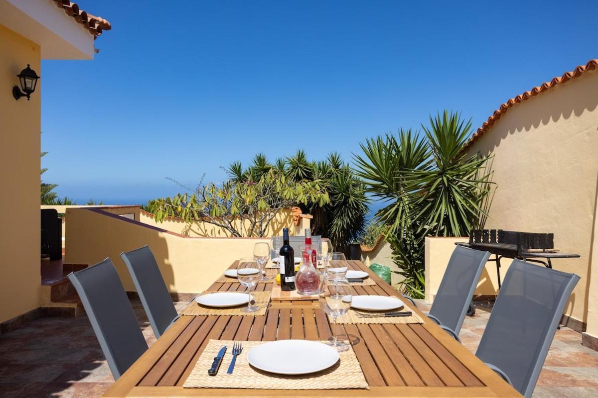 Villa La Paz Ocean views&private heated pool El El Sauzal Exterior foto