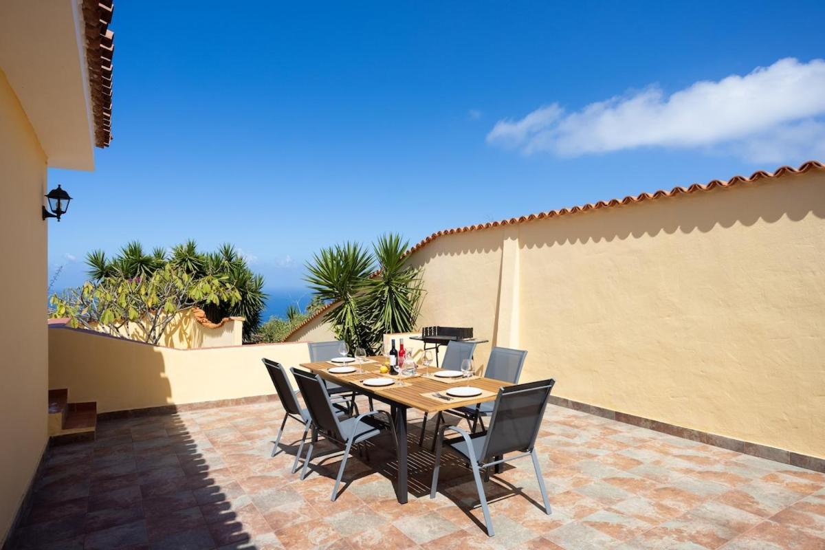 Villa La Paz Ocean views&private heated pool El El Sauzal Exterior foto